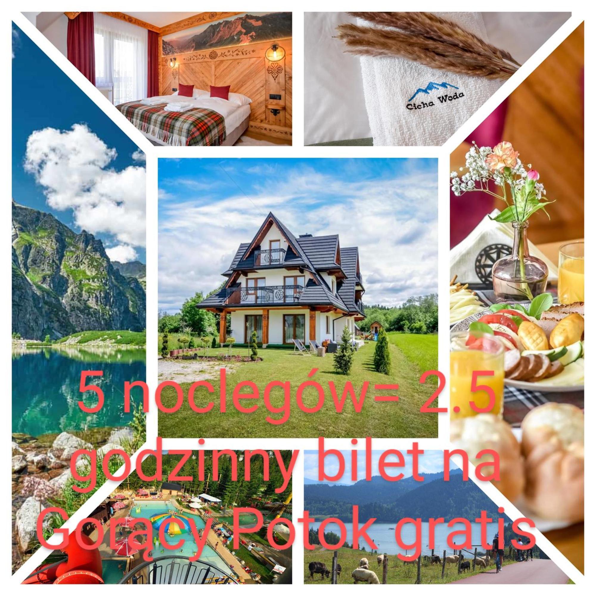 Cicha Woda 300 M Od Goracy Potok I Termy Szaflary Bed and Breakfast Exterior foto